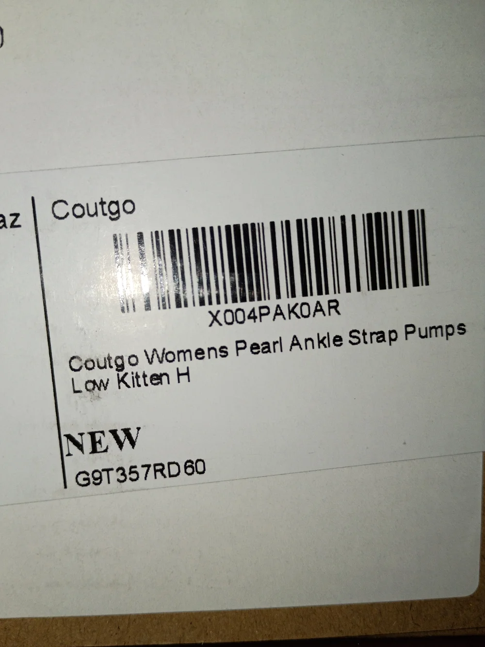 Coutgo Red Pearl Ankle Strap D'Orsay Satin Bow Low Kitten Heel Size 6 NWT